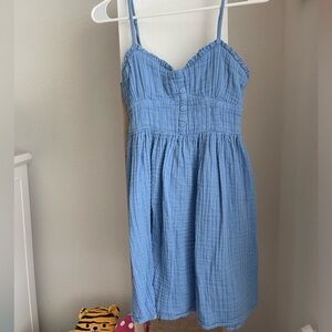 Blue mini Aeropostale dress, size Small, Adjustable straps.